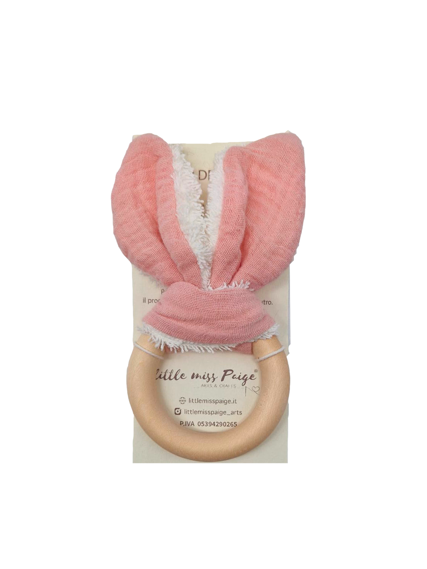 Anello dentizione Rosa Blush