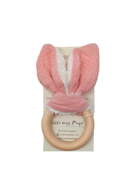 Anello dentizione Rosa Blush